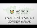 cPanel Gizli Dosyaları Görünür Yapmak